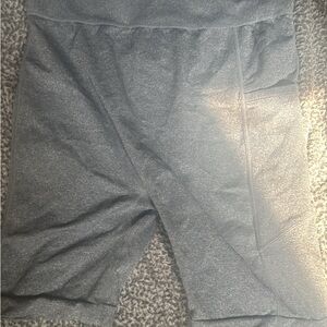 Eye Candy Gray Bike Shorts Casual Cotton Blend